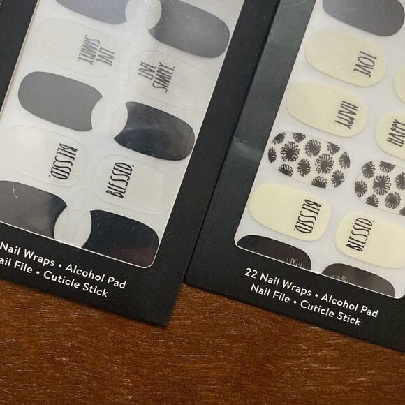 Ray Dunn Nail Wrap Kit lot JOY/PEACE/LOVE & GOOD VIBES/FREE SPIRIT/BLESSED - Picture 6 of 7